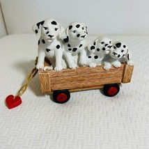 Dalmatians Dogs in Wagon Musical Decor Collectible Westland You’ve got a... - $34.65