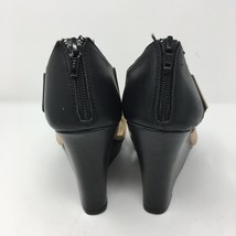 Seychelles Women’s Tan &amp; Black Leather Club Platform Sandals, Size 8.5 - $19.55