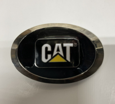 CAT belt buckle, &#39;Caterpillar&#39; fit up to 2&quot; wide belt, used - £10.01 GBP