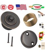 Corrosion-Resistant Brass Tub Drain Stopper Kit - Complete Replacement S... - $37.18 CAD