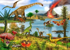 &quot;NEW” Dinosaurs Jigsaw puzzle for boy 250 pieces boardgame for boys - £26.36 GBP