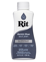 Rit Liquid Dye - Denim Blue, 8 oz. - £4.68 GBP