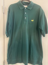 Augusta National Golf Shop Slazenger Masters Golf Green Polo Shirt Size L VTG - £23.38 GBP