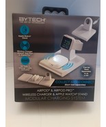 BYTECH Airpod &amp; Airpod PRO Wireless Charger &amp; APPLE WATCH Stand Modular ... - $236.76 MXN