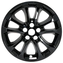 One Single 2019-2020 Ford Fusion Se # IMP-471BLK 17&quot; Gloss Black Wheel Skin New - £23.58 GBP