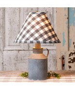 Farmhouse Jug Lamp with Shade in weathered tin - SALE - $1,600.00 MXN