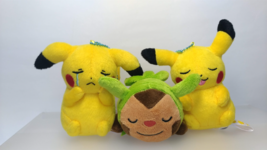 Pokemon   2 Pikachu ＆ Harimabon   3 Small  Plush  Doll  ( about 5 in )  NEW - $9.56