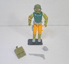 Captain Grid-Iron V1 Vtg GI Joe 3.75&quot; Action Figure 1990 Incomplete Hasbro G.I. - £14.38 GBP