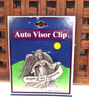 Angel Auto Visor Clip Protect Us NOS by Camco Made in USA 2&quot; - £4.94 GBP