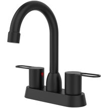 Matte Black RV Bathroom Faucet, 2 Handles - $65.99