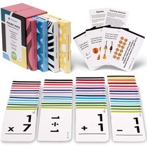 Math Flash Cards (600 Facts Box Set) Addition, Subtraction, Multiplication, Divi - £28.81 GBP