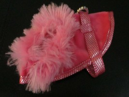 Fuschia &amp; Pink Coat with Furry Trim &amp; Rhinestone Heart - £4.59 GBP