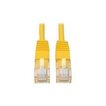 Tripp Lite N002-003-YW 3FT CAT5E / CAT5 350MHZ Molded Patch Cable RJ45 M/M Yello - £18.04 GBP