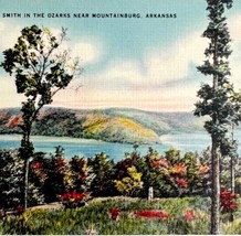 Ozarks Mountainburg Postcard Lake Fort Smith Arkansas 1943 PCBG11A - £15.92 GBP