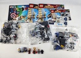 Lego Marvel Superheros 6869 Quinjet Incomplete 3 sealed Bags 4 mini figs Loki - £37.35 GBP