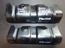 1965 Plymouth Satellite Belvedere Front Bumper Plates 2461220 - $126.68 CAD