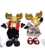 Christmas Moose&#39;s 15&quot; Tall - Pair Male &amp; Female! Adorable Christmas Seas... - €7,60 EUR
