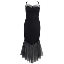 Spaghetti Strap ages Dress 2022 New   Bodycon Clothes Celebrity Party Club Women - £265.97 GBP