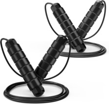 Jump Rope, Tangle-Free Rapid Speed Jumping Rope Cable with Ball Bearings - £12.44 GBP
