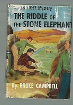Ken Holt Mystery Riddle Of The Stone Elephant Bruce Campbell 1949 w/dj Ex++ - £14.05 GBP