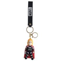 Marvel Thor Superhero Keychain Figure Bag Charm Strap Avengers Comic 3-D - $163.21 MXN