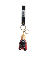 Marvel Thor Superhero Keychain Figure Bag Charm Strap Avengers Comic 3-D - $163.21 MXN