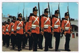 Ontario Postcard Kingston Old Fort Henry Guard Drill Marching In Fours - £1.57 GBP