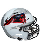 Tom Brady Autographed Patriots  &#39;Lets F&#39;n Go&#39; Painted Speed Flex Helmet ... - £4,787.05 GBP