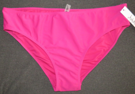 Nicole Miller Women&#39;s Plus 2X Fuchsia Bikini Swimsuit Bottom - £12.88 GBP