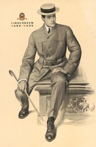 9698.Decoration Poster.Room Wall art.Home decor.1910 Men fashion model suit - $23.97 CAD+