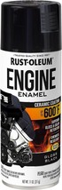 Rust-Oleum 363567 Engine Enamel Spray Paint, 11 oz, Gloss Black - $16.66