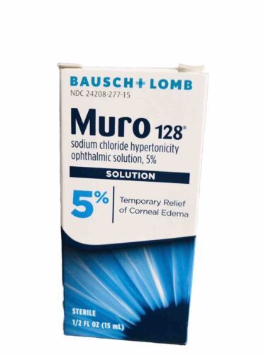 Bausch Lomb Muro 128 Eye Ointment Sterile 1/2 Fl Oz / 15 Ml - $24.63