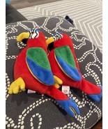 Lot2 Ty 4197 Beanie Baby &quot;Jabber The Parrot Tropical Bird&quot; Retired Parro... - $275.97 MXN