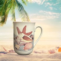 Potpourri Press SEASHELLS Mug Coastal Ocean Ceramic Coffee Tea Cup 1992 - £10.85 GBP