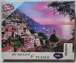 Huadada Puzzle Positano Seaside Town 1000 Pieces New Sealed Box Jigsaw L... - $19.79
