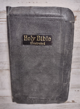 Holy Bible Illustrated Holman Pronouncing Edition Faux Leather Small *DAMAGE* - £12.33 GBP
