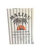 Vintage 1995 Malibu Rum Metal Sign 16” X 20” - £31.45 GBP