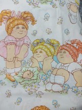 Cabbage Patch Kids Sheet Twin Flat Bed 1983 80&#39;s Doll Fabric Crafts Vint... - €9,40 EUR