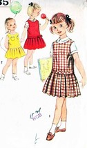 Vintage 1950s Girls Dress Patterns - Girls Jumper, Dress, Blouse  Sz 5 cut - £3.14 GBP