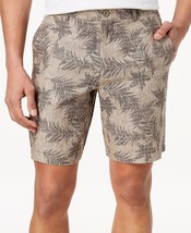 Tasso Elba Men&#39;s Fern Print Casual Shorts, Color: Sable , Size:30 - £20.89 GBP