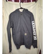 Carhartt Hoodie Men’s Small Gray GE Johnson Memorial Hospital North Work... - $29.67