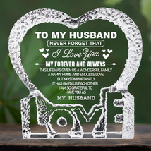 Gifts for Husband from Wife, to My Husband Fathers Day Crystal Gifts for... - £24.72 GBP