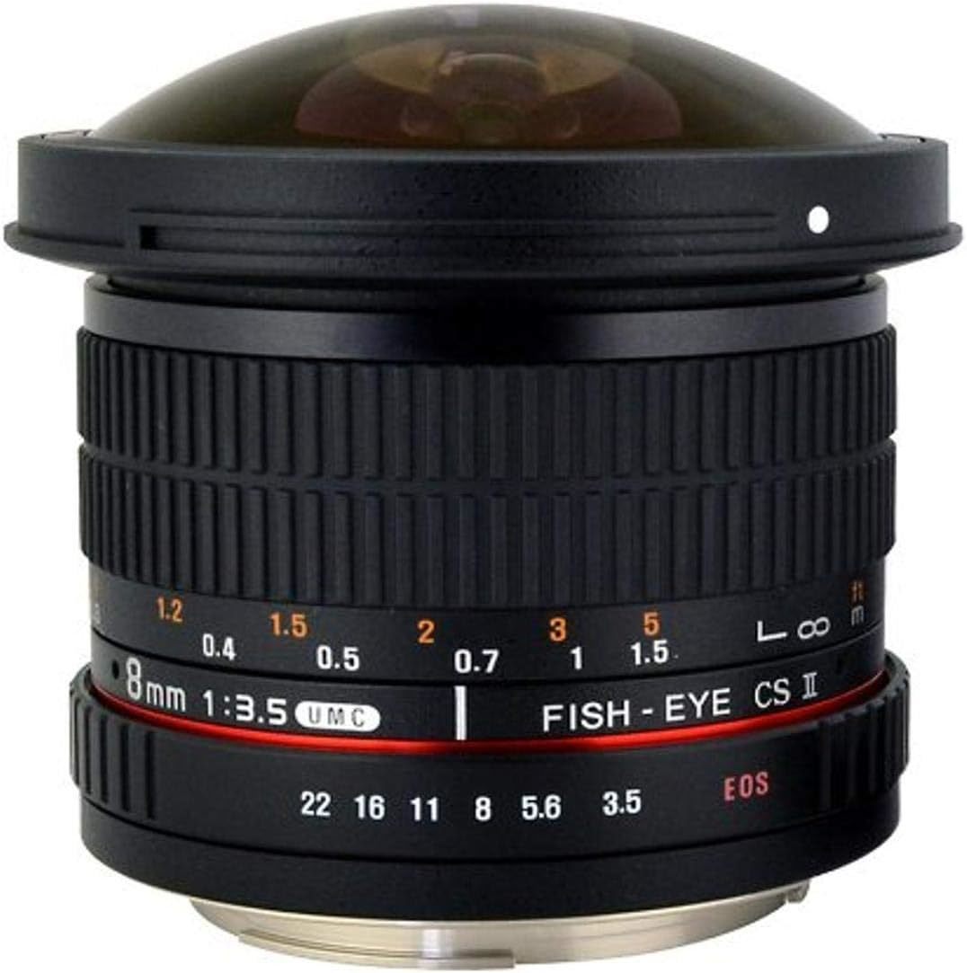 For Pentax, Use The Rokinon Hd Hd8M-P 8Mm F/3.5 Hd Fisheye Lens With Removable - £204.45 GBP