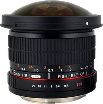 For Pentax, Use The Rokinon Hd Hd8M-P 8Mm F/3.5 Hd Fisheye Lens With Rem... - $259.92
