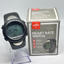 Medline Heart Rate Pedometer Black Digital Watch - $29.10