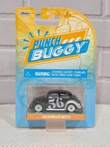 Jada Toys Punch Buggy / Slug Bug 1:64 Black/white Volkswagen Beetle VW - $12.59