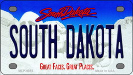 South Dakota South Dakota Novelty Mini Metal License Plate Tag - £11.76 GBP