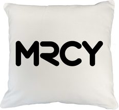 Make Your Mark Design MRCY Mercy White Pillow Cover for Christian, Volun... - £19.60 GBP+