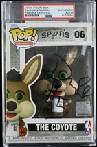 Dejounte Murray Signed The Coyote Funko Pop PSA/DNA Encapsulated San Antonio Spu - £240.57 GBP