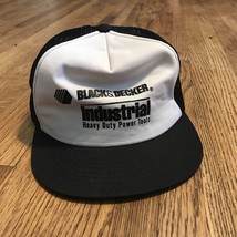 Vintage Black and Decker Industrial tools cap hat trucker snap back mesh - £3.31 GBP